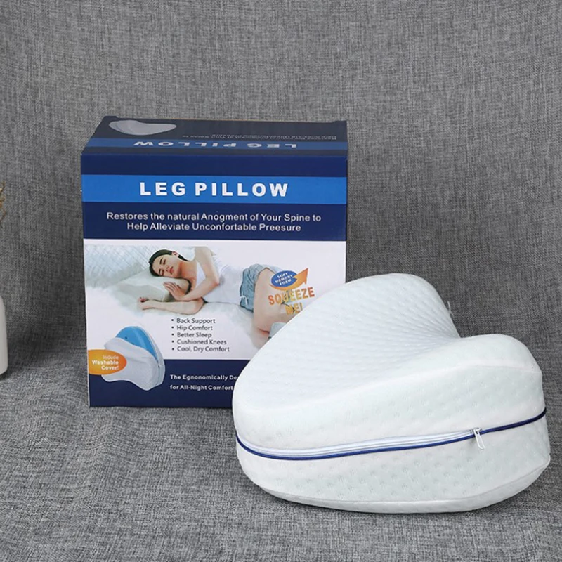 

Back Hip Body Joint Pain Relief Thigh Leg Pad Cushion Home Memory Foam Memory Cotton Leg Pillow Sleeping Orthopedic Sciatica Hot