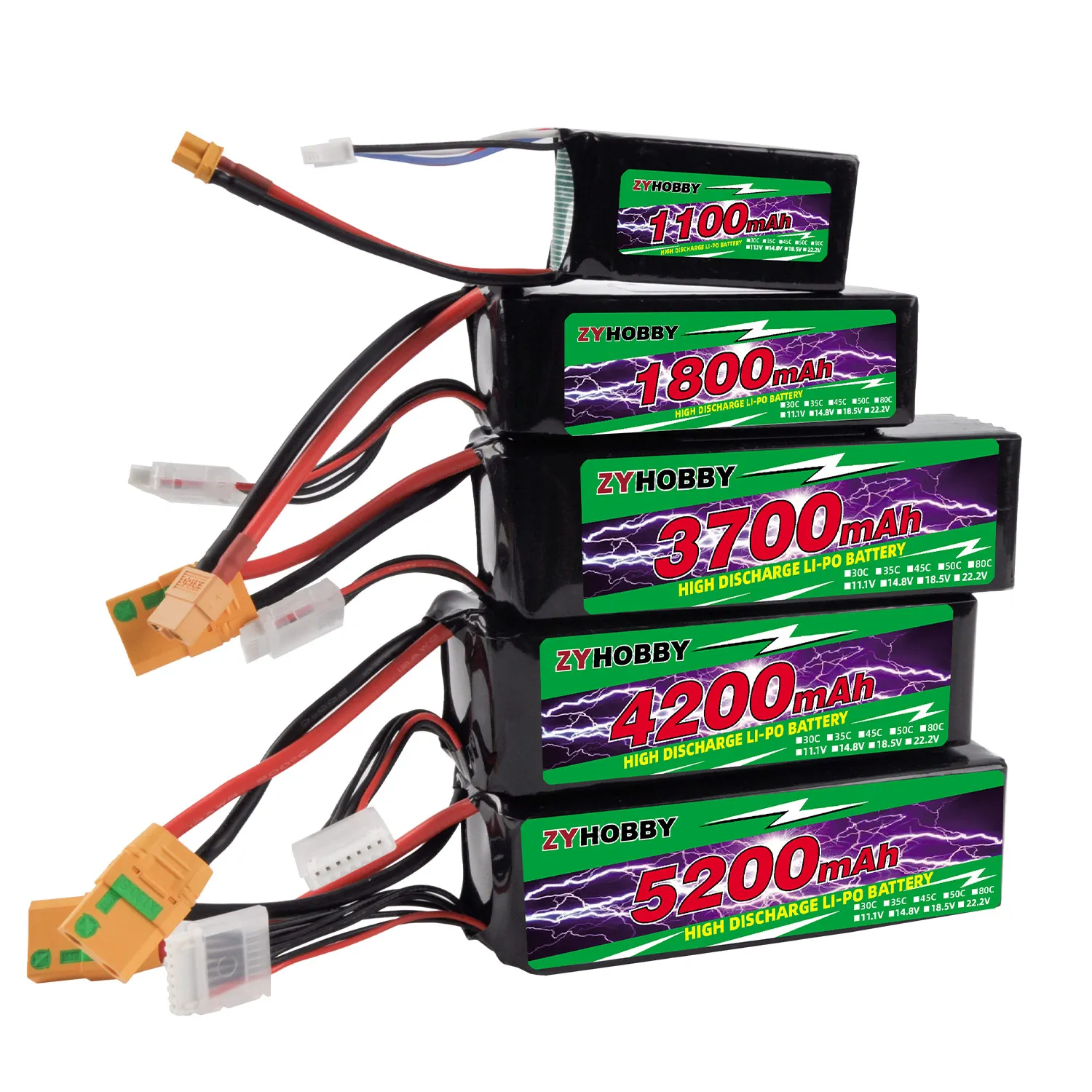 Фото Аккумулятор ZYHOBBY Li-ion 6S 45C 5200 мАч 22.2В для радиоуправляемых моделей самолетов/автомобилей/лодок с увеличенным сроком службы №5