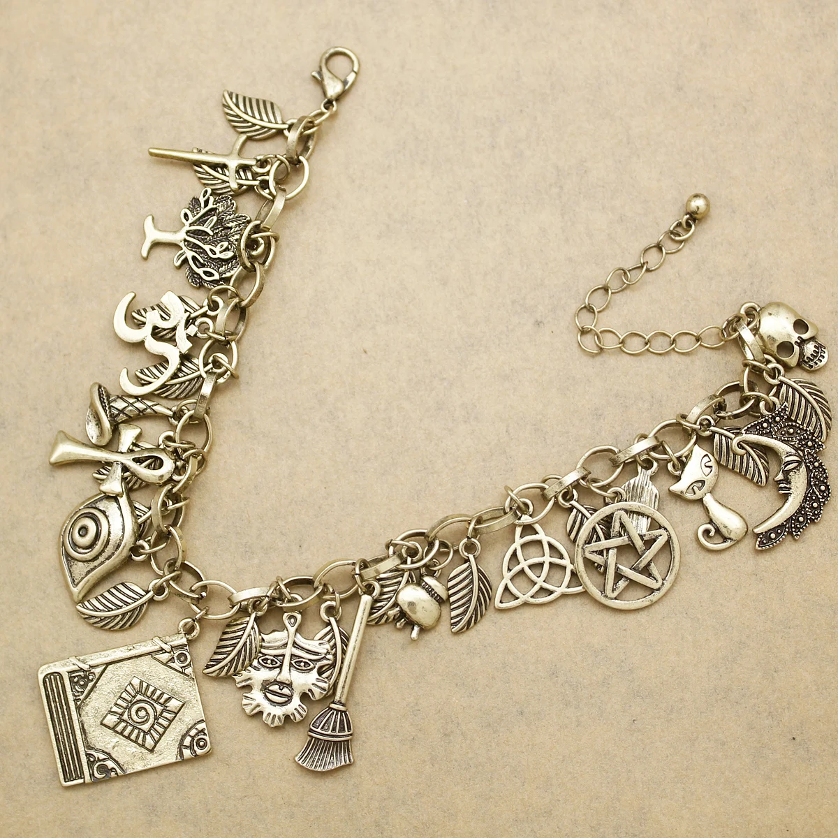 Женские браслеты с мифологическими сказочными бусинами шармы цепочка из звеньев