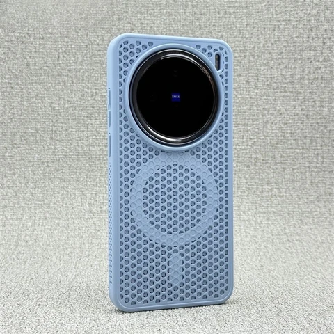 Для VIVO X200 Pro Mini X200Pro чехол сотовый рассеиватель тепла дышащая магнитная задняя крышка для VIVO X100 X100S X200 Pro Shell