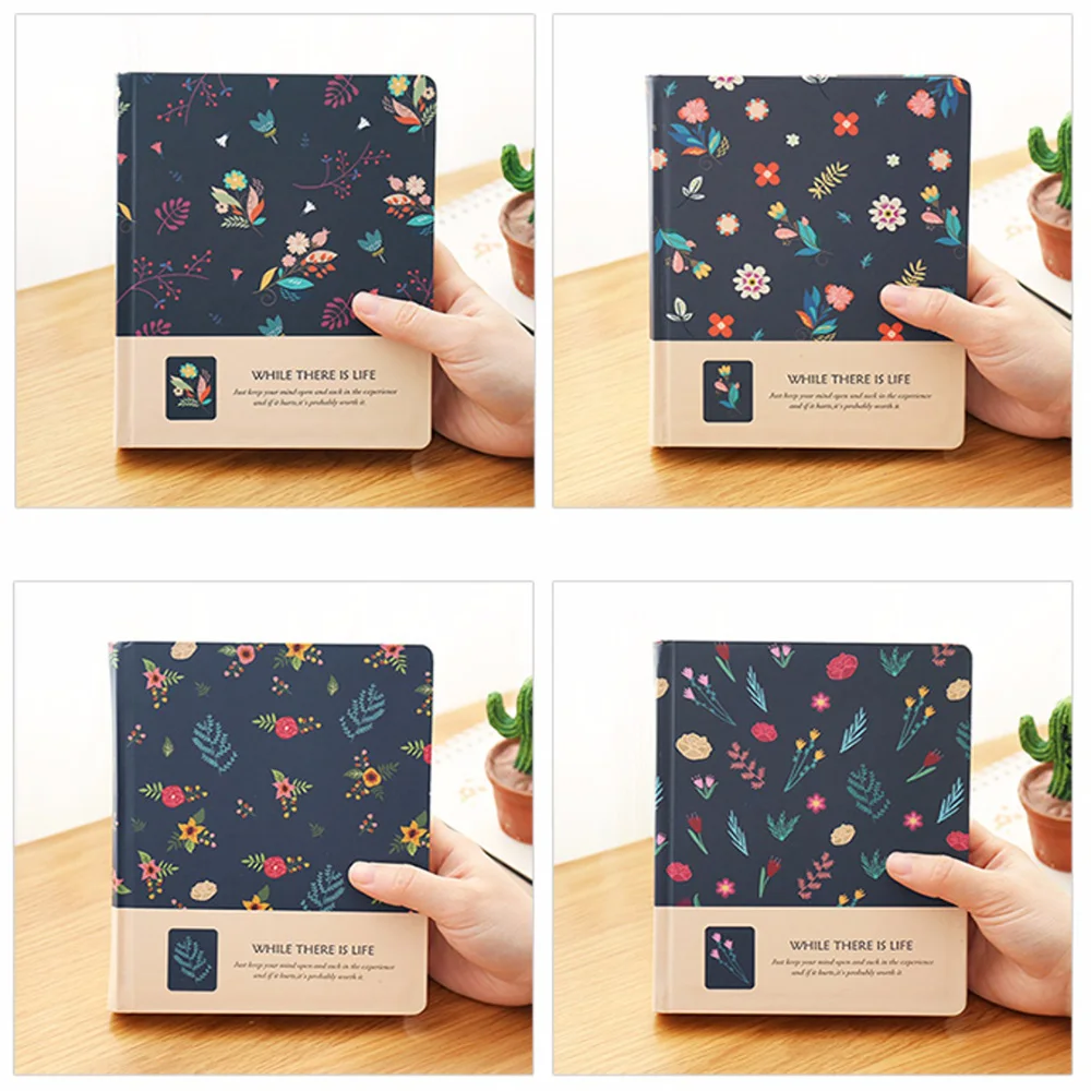 

Ретро цветочный блокнот