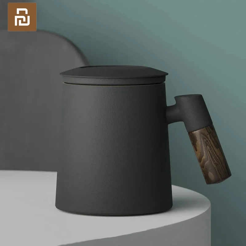 Керамическая кружка Xiaomi YOUPIN NRMEI чашка для чая с инфузером бытовая двойными