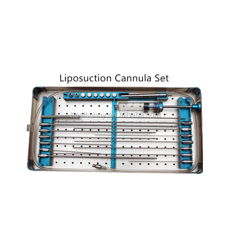 

Abdominal face leg and abdomen Fat Transfer liposuction kit box fat graft cannula liposuction kit