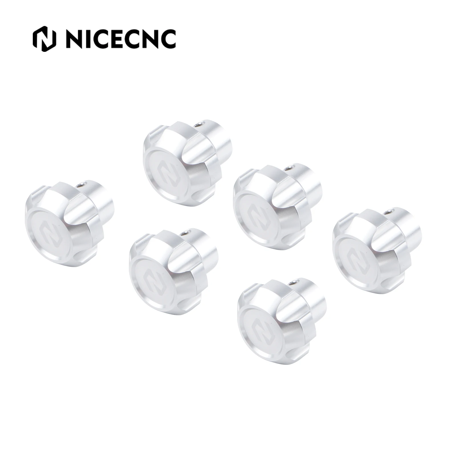 

6pcs/set Car Dashboard Buttons Knob Cover For Jeep CJ 1976-1986 Billet Aluminum Car Interior Knob Decorative Cover Accessories