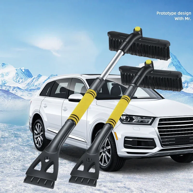 

Vehicle-mounted Snow Shovel Three-in-one Telescopic Snow Brush for Vehicles Snow Brush Deicing Shovel Snowboard Car Ice Scraper