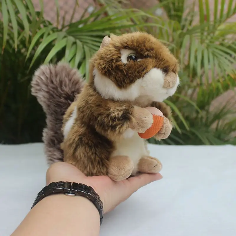 

Tamias высококачественный аниме милый чипмунк плюшевая Белка Плюшевые игрушки Реалистичные животные имитация Мягкая кукла игрушка Подарки для детей