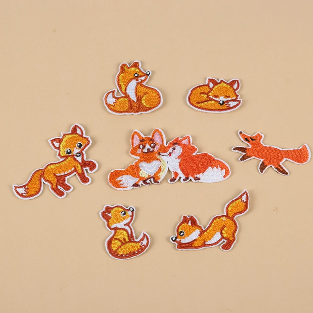 

1Pcs Animal Embroidery Patch Heat Transfers Iron On Sew On Patches for Clothing DIY Clothes Stickers Decorative Appliques