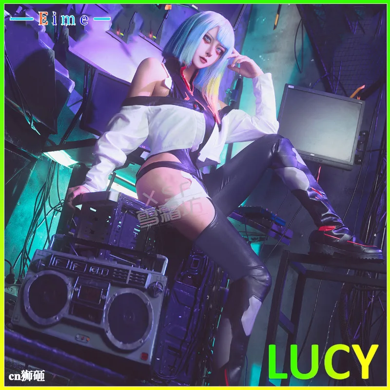 

Костюм для косплея аниме «бегунки по краям» Люси, женский сексуальный комбинезон, пальто, одежда для вечеринки, одежда для Хэллоуина, карнавальные униформы на заказ