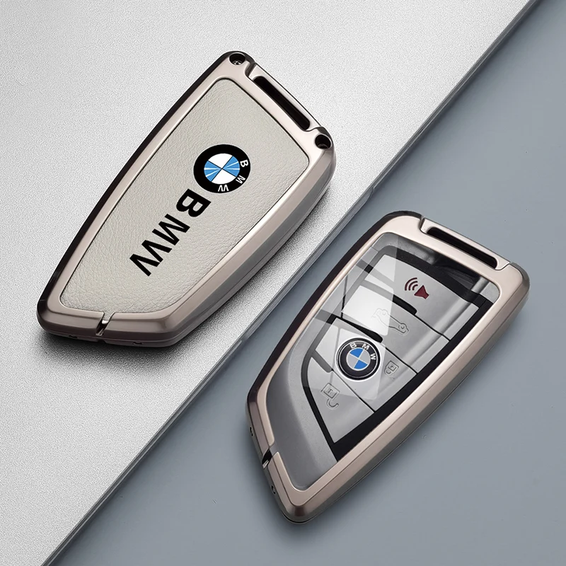 

Кожаный чехол для дистанционного ключа автомобиля для BMW X1 X3 X5 X6 X7 1 3 5 6 7 серии G20 G30 G11 F15 F16 G01 G02 F48 Брелок без ключа