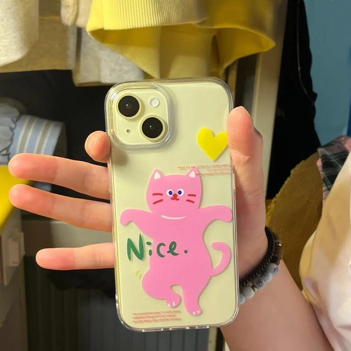 Чехол DMAWMJ с мультяшным котом для телефона iphone 15 pro max 14 plus 13 11 12 силиконовый чехол xr
