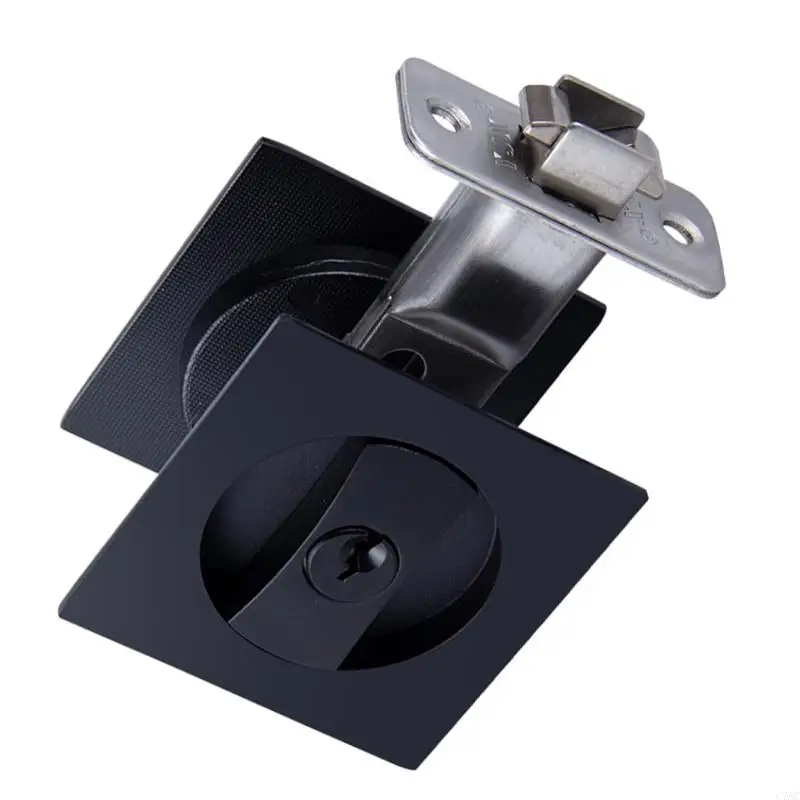 Карманная дверная фурнитура OOTDTY черная