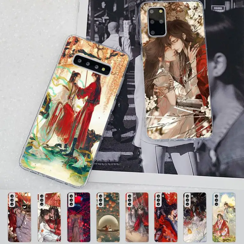 

Tian Guan Ci Fu Phone Case for Samsung S21 A10 for Redmi Note 7 9 for Huawei P30Pro Honor 8X 10i Cover