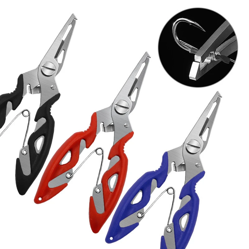 

Fishing Plier Scissor Braid Line Lure Cutter Hook Remover etc. Fishing Tackle Tool Cutting Fish Use Tongs Multifunction Scissors