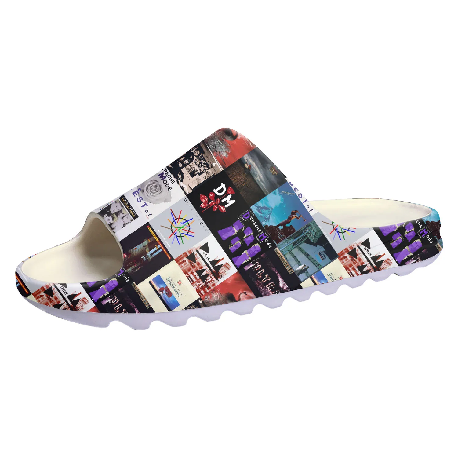 Depeche Rock Band Mode Soft Sole Sllipers Violator Home Clogs Mens Womens Teenager Custom Sandals Water Shoes On Shit  Step in