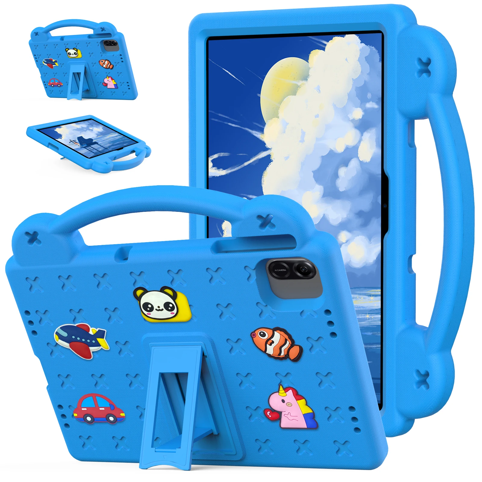 Чехол-подставка EVA Kids Safe Bear для Huawei Honor V6 2024 противоударный чехол всего тела Pad X8a