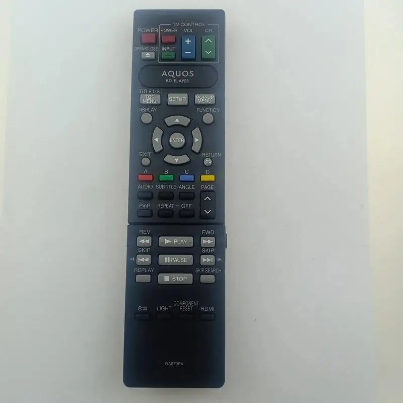 Пульт дистанционного управления GA670PA для DVD Sharp BLU | Электроника