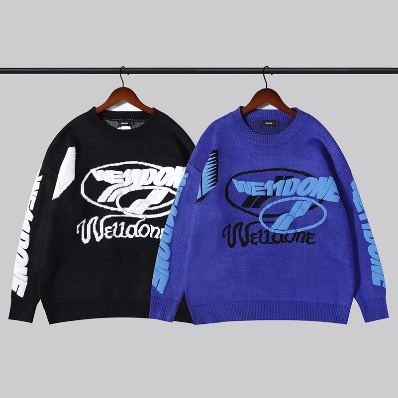 

Well Done Hoodies Men Women Stereo Logo High Quality Streetwear Sweatshirts Pullover Wel11 Done Hooded