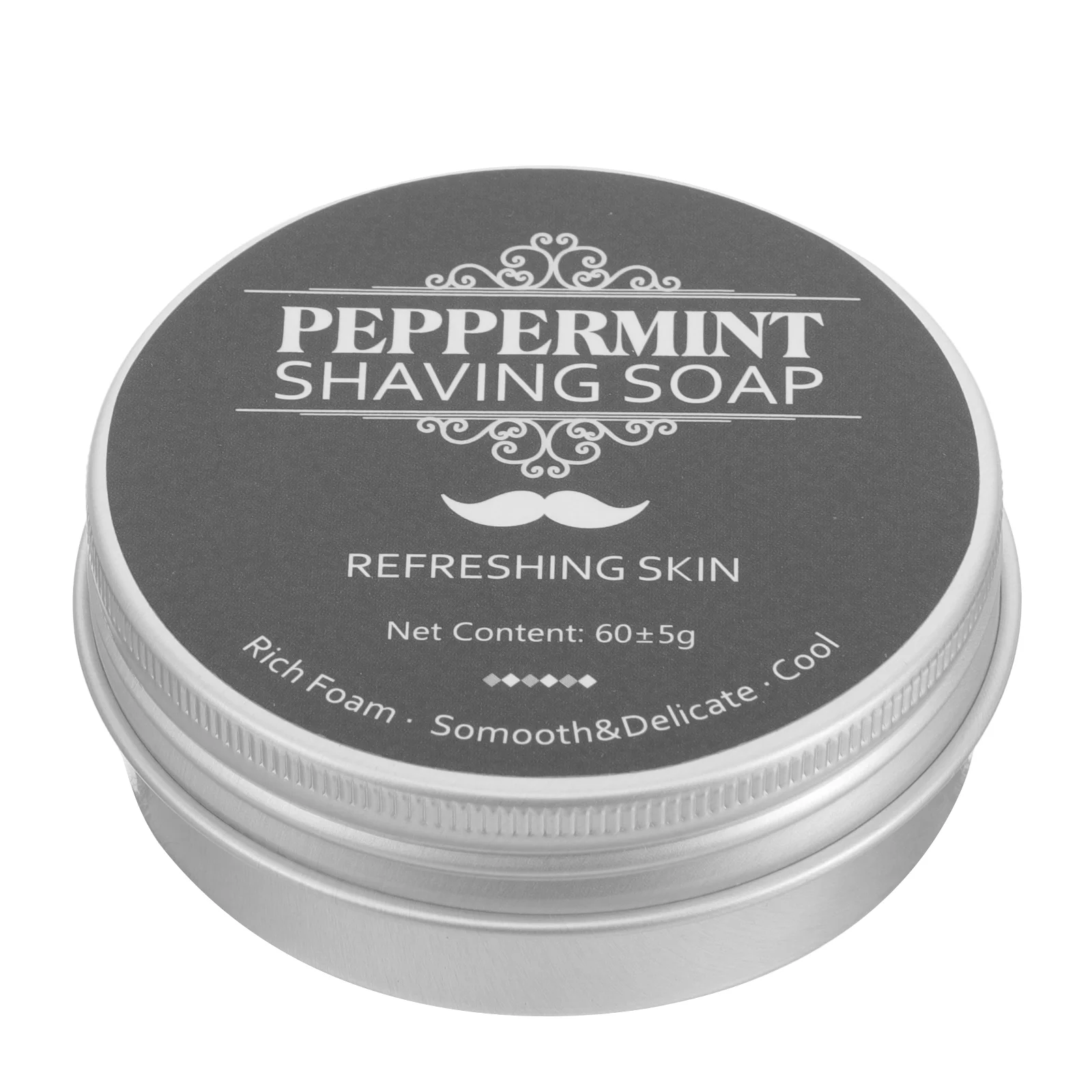 

Men Shaving Soap Travel Shaving Soap Portable Shave Soap Peppermint Shave Soap for Home