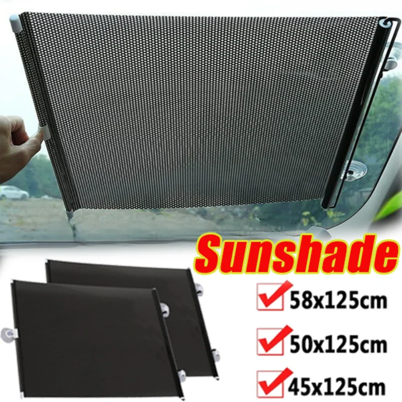 

Telescopic Car Sunshade Curtain Heat Insulation Curtain Heat Insulation Curtain Side Window Sun Shade Cover Accessories