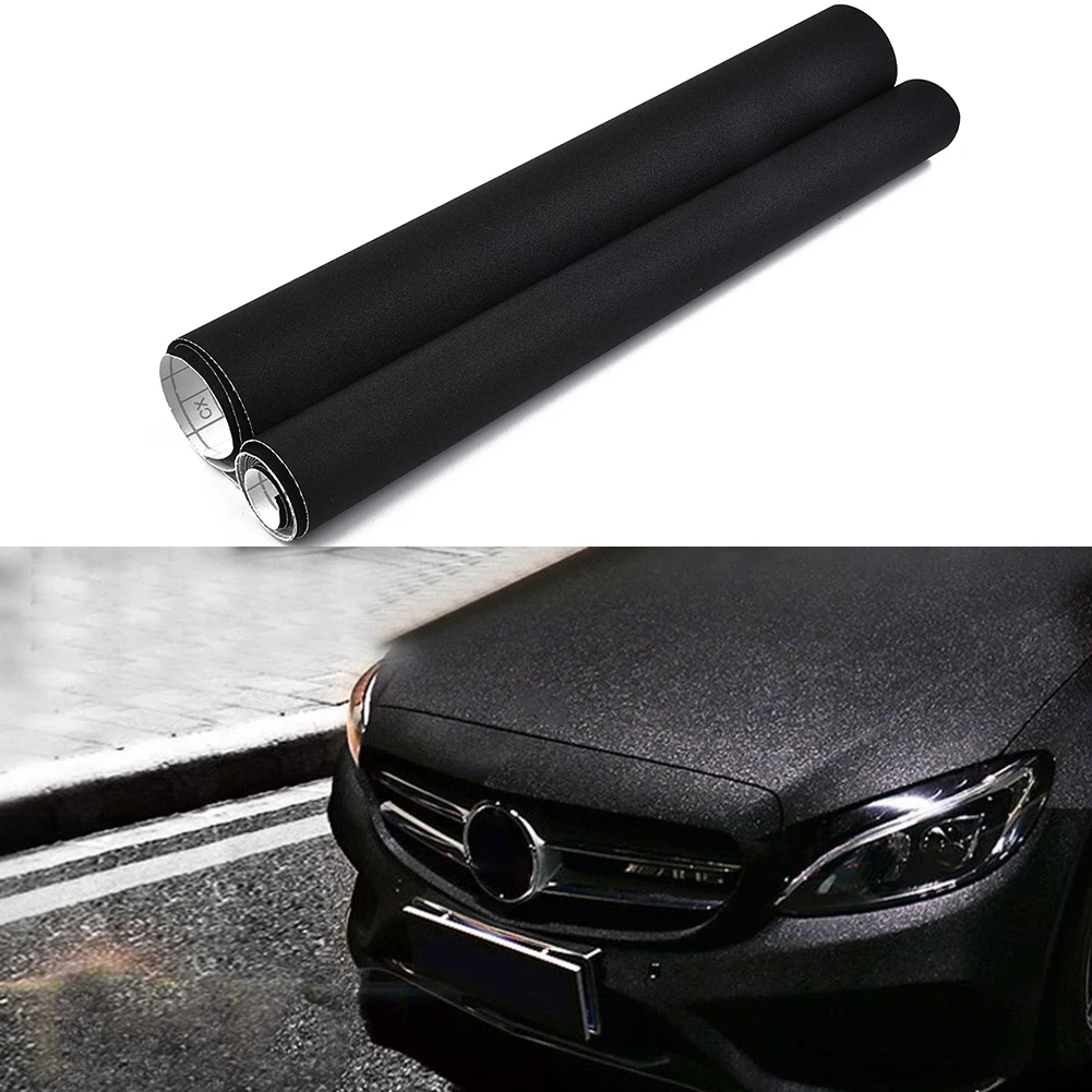 

152x30cm Black Matte Car Vinyl Sticker Carbon Fiber Film Auto Wrapping Foil Laptop Skin Phone Cover Motorcycle Decoration Films