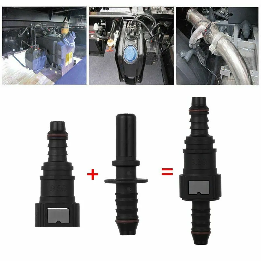 

2 Set Car Fuel Line Hose Coupler Quick Release Connector Pipe Connector Quick Connect High Quality