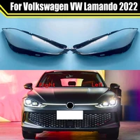car front headlight lens glass auto shell headlamp caps lampshade head light lamp cover lampcover for volkswagen vw lamando 2022