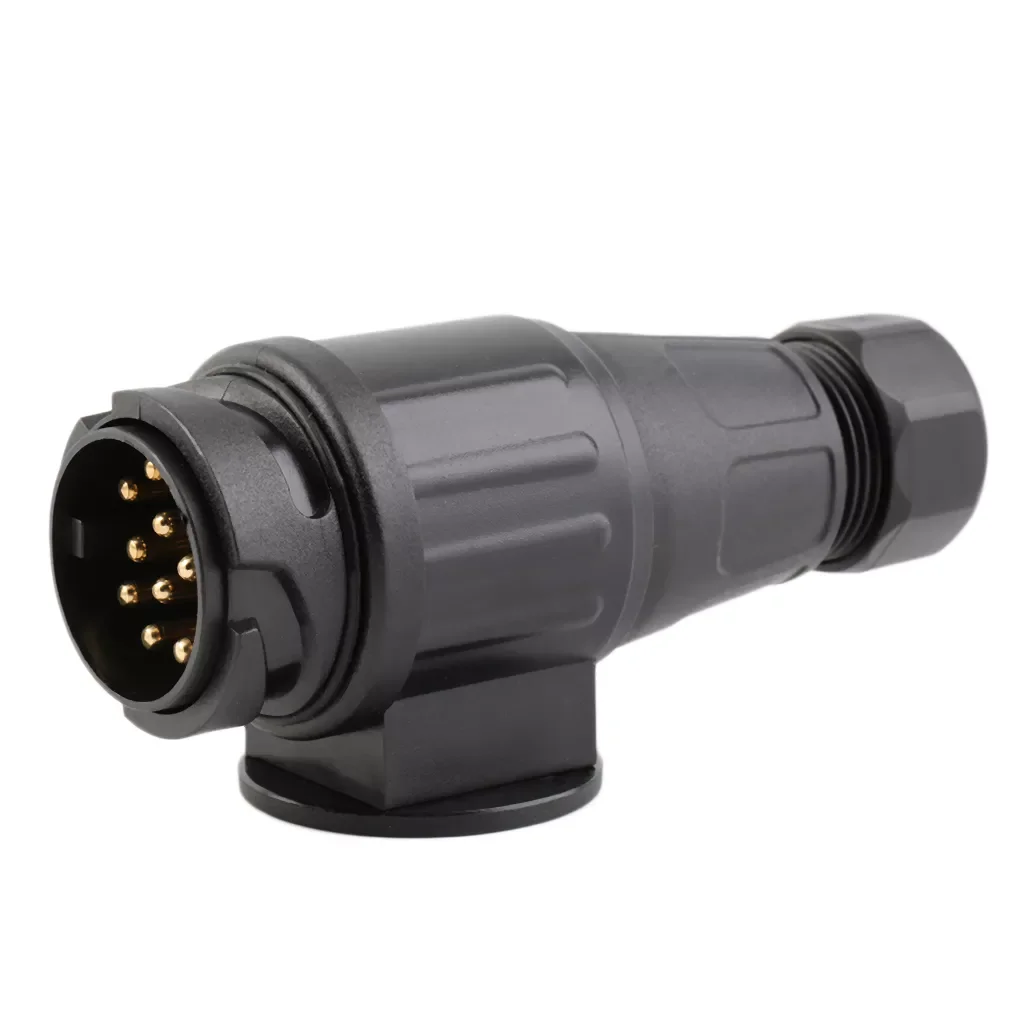 

12V 13 Pin Trailer Plug Waterproof Trailer 13 Pole Electrical Connector Wiring Connector Adapter Trailer For Vehicle RV