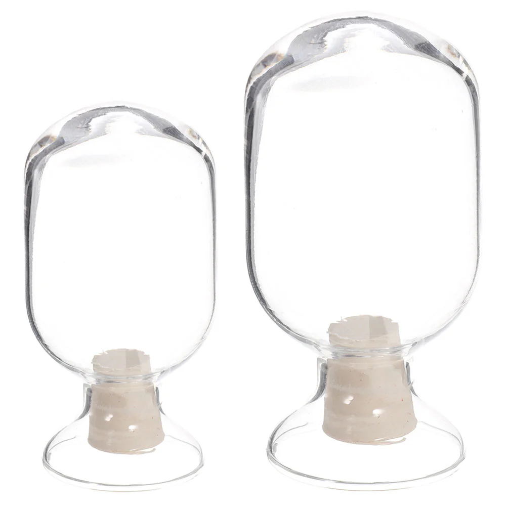 

Bottle Holder Cloche Matches Match Display Matchstick Jar Fireplace Striker Storage Transparent Bottles Lids Container