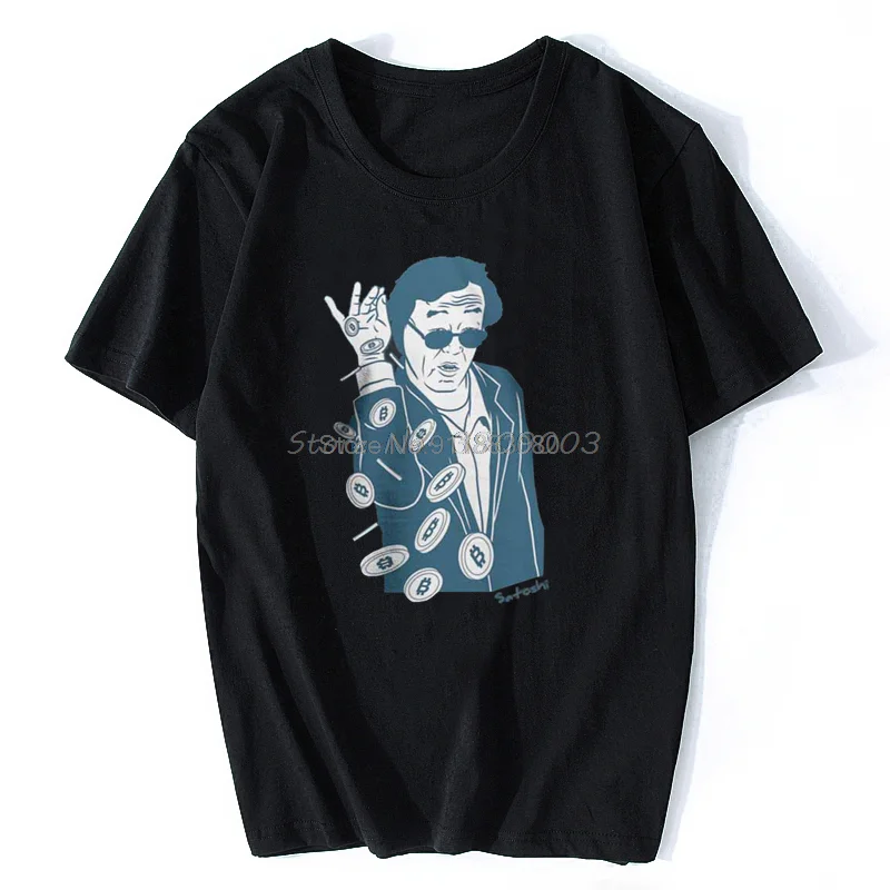 

Bitcoin Cryptocurrency Miners Meme Men TShirt Satoshi Nakamoto Fashion T Shirt Funny T-shirt Cotton Tees Oversize Streetwear