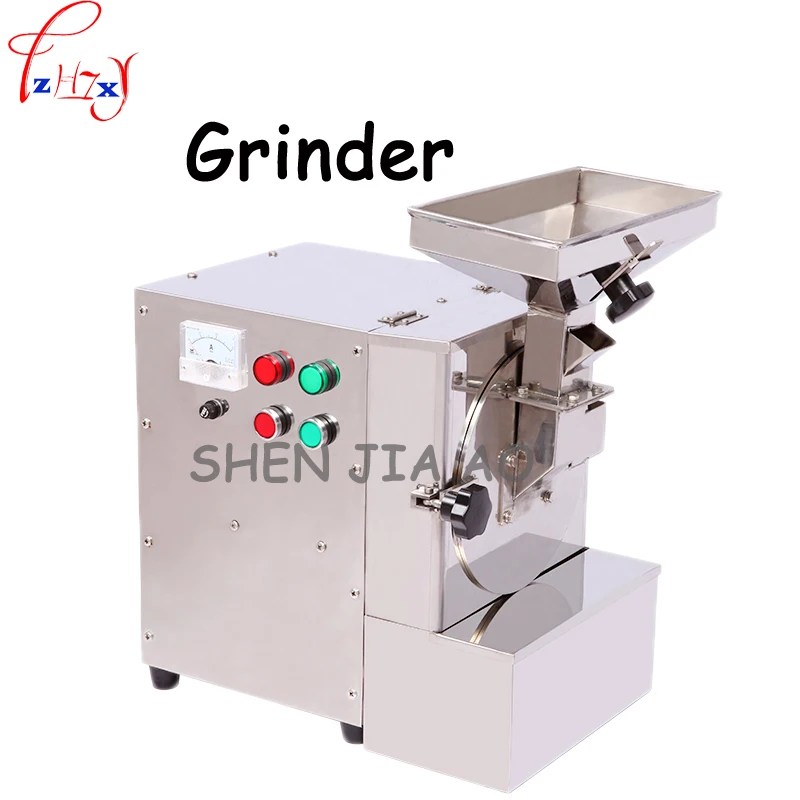 

220V Commercial Grinding Machine Stainless Steel Grease Oily Grinder Peanut Sesame Almond Walnut Pumpkin Seeding Machine