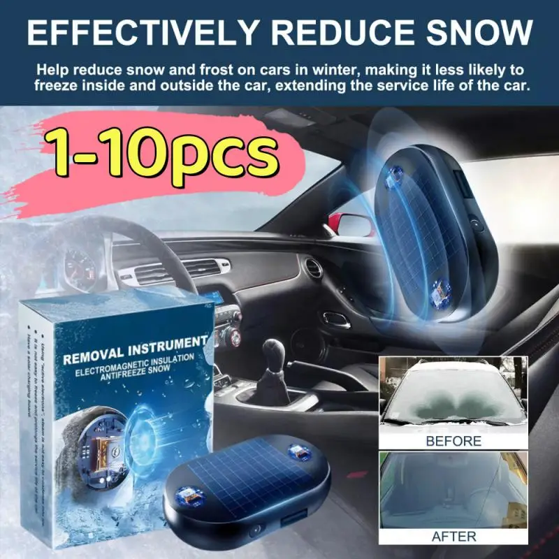 Солнечная/USB антифриз инструмент для удаления снега активные электрики защиты от