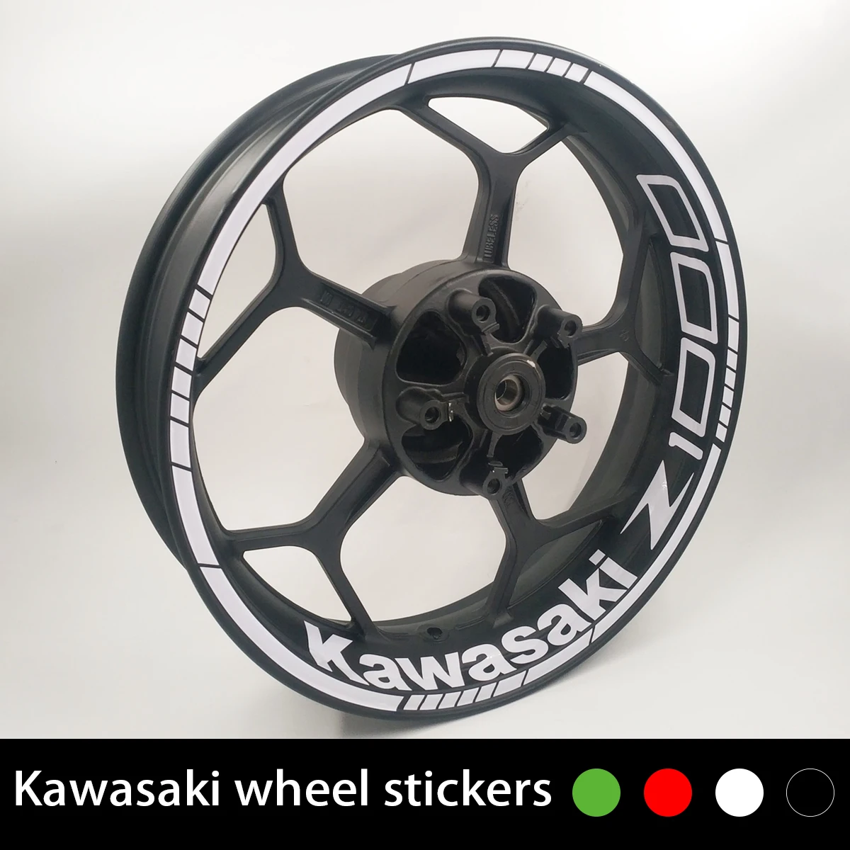 Виниловые светоотражающие наклейки на колеса мотоцикла обода логотип