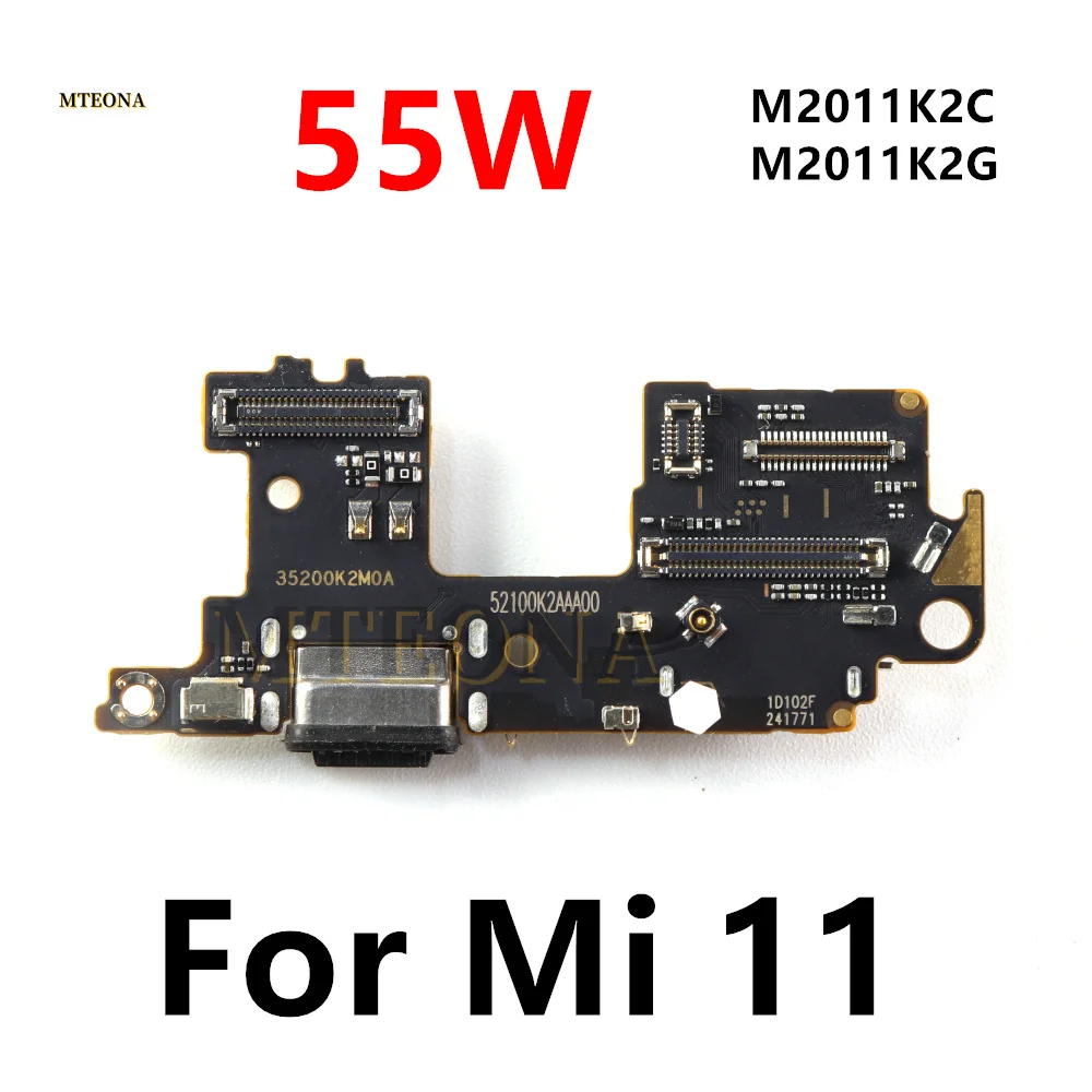 Плата зарядного порта для Xiaomi Mi 11 USB-разъем типа C док-станция USB-зарядное