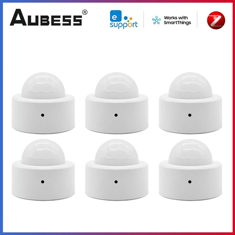

Датчик движения человека Aubess EWeLink Zigbee 3,0, инфракрасный датчик, 5 шт.