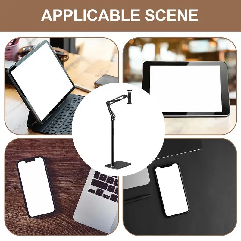 Регулируемая напольная подставка для телефона Гибкий Длинный держатель