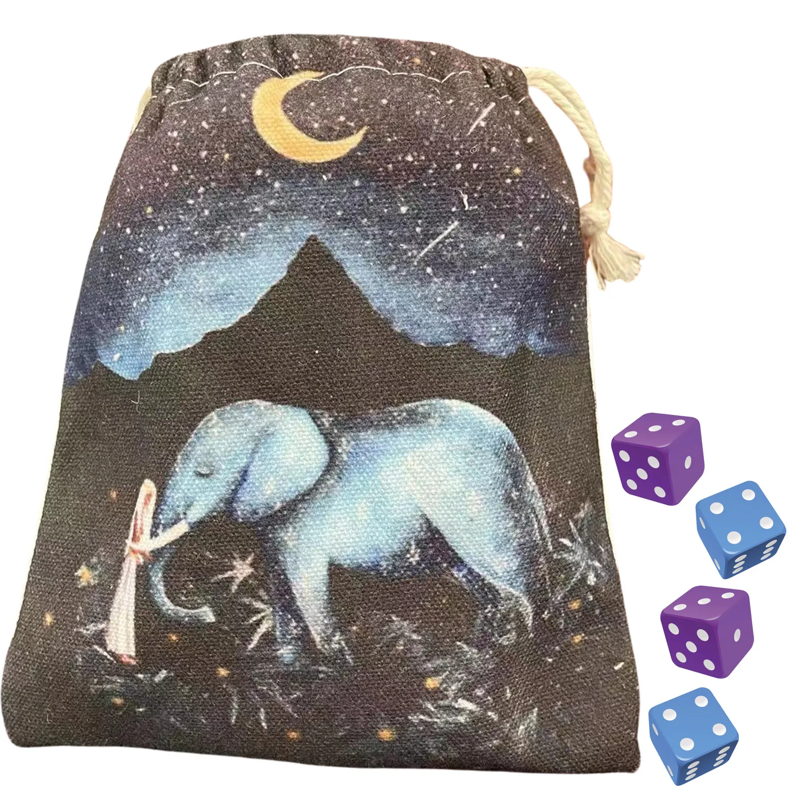 

Карман для хранения Таро кармашек для карт с кристаллами