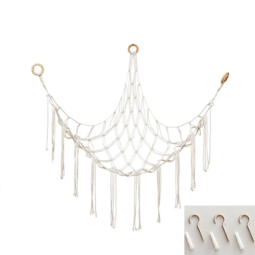 

Макраме сетка для хранения игрушек