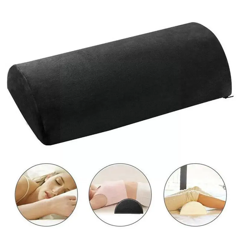 

Leg Pillow Care Memory Foam Lumbar Pillow Home Resting Yoga Office Sleeping Bed Pillows For Women Knee Back Support U1z7