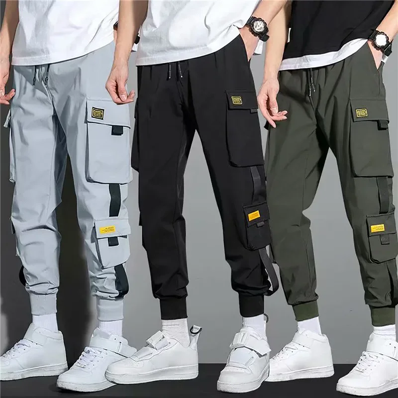 

2023 Tracksuits Autumn Size Male Boys Men Sportswear Summer Jogging Jogger Spring Harem Tactical Trousers Pants 3xl Plus Cargo