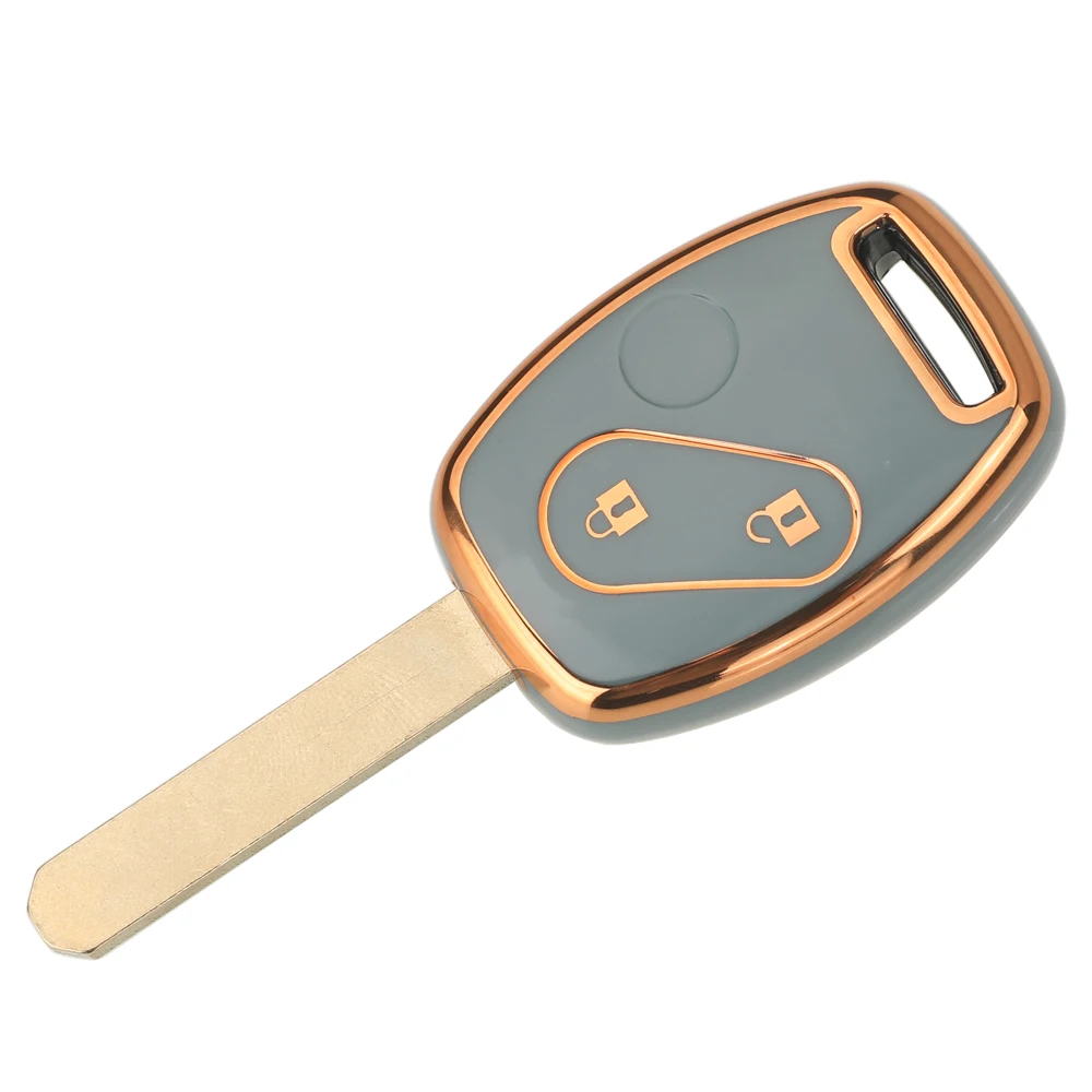 Jingyuqin 2/3/4 BTN Мягкий ТПУ Автомобильный ключ для Honda Fit CIVIC JAZZ Pilot Accord чехол