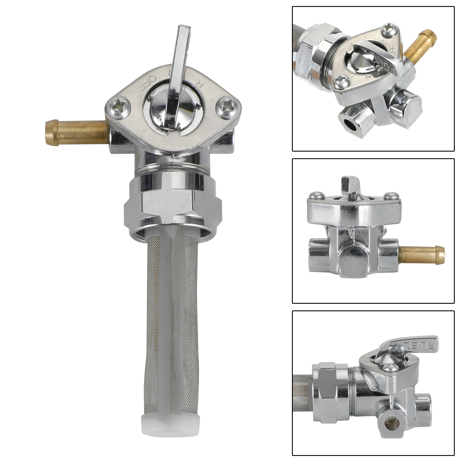 

Artudatech Gas Tank Fuel Cock Valve Petcock fit for FLHS FLHTC Touring 1989-90 FLST 86-90 Motor Parts