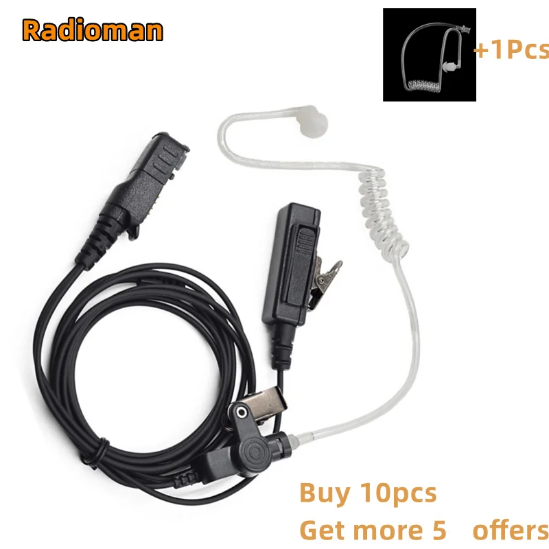 

Беспроводная акустическая трубка гарнитура PTT Mic для Motorola MTP3250 3550 3200 3500 DP2000 DP2400 портативная рация