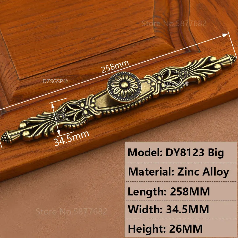 

Ручки для шкафов DZSGSP, древняя бронза, цинковый сплав