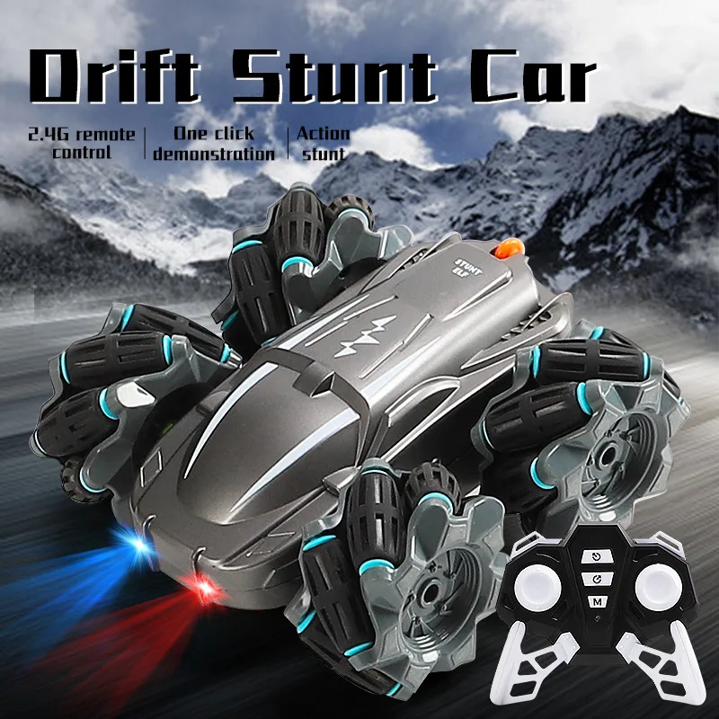 

New 360-degree Remote Control Car Sideways Drift Double-sided Driving RC Car High-speed Climbing Off-road Vehicle Kids Toys