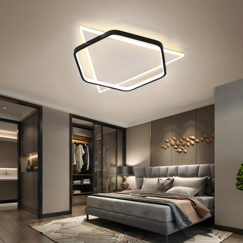 Современная потолочная светодиодная люстра с дистанционным управлением