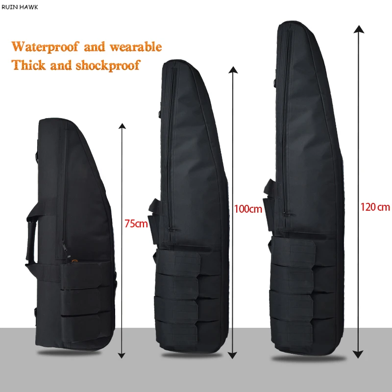 

About 98 / 118cm Airsoft Shooting Air Gun Bag Tactical Gear Outdoor Hunting Rifle Protection Carry Case Nylon Shoulder Backpack