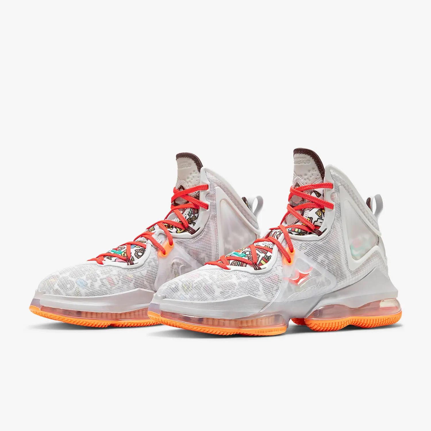 Фото Оригинальные спортивные баскетбольные кроссовки Nike LEBRON XIX EP для мужчин и женщин, модель DC9341-001, для практичного использования. №1