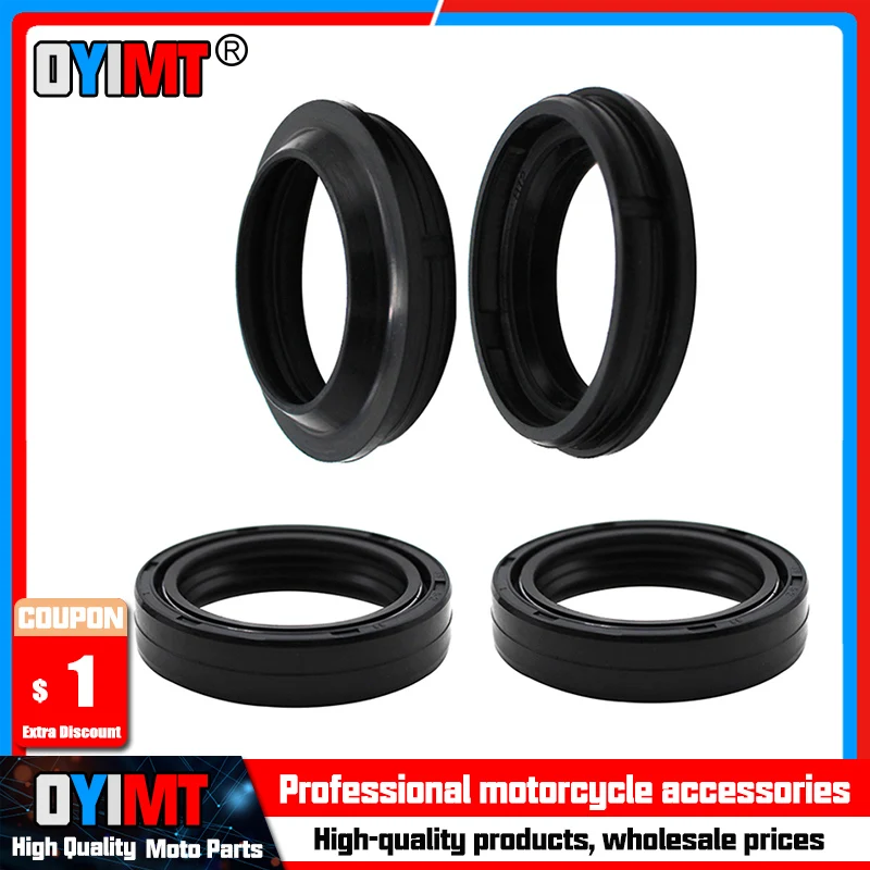 Motorcycle 41*53*8/10 41 53 8 Fork Damper Shock Oil Dust Seal For SUZUKI AN400 Burgman AN400S GSF400 Bandit GSF600S RM250 RMX250