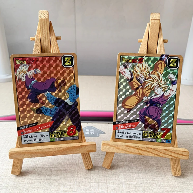 Фото Аниме-карточки Dragon Ball DIY ACG: Крилин, Андроид 18, Фриза, Броли, Транкс, Бульма. Светоотражающие коллекционные игровые карточки. Подарок на день рождения. №3