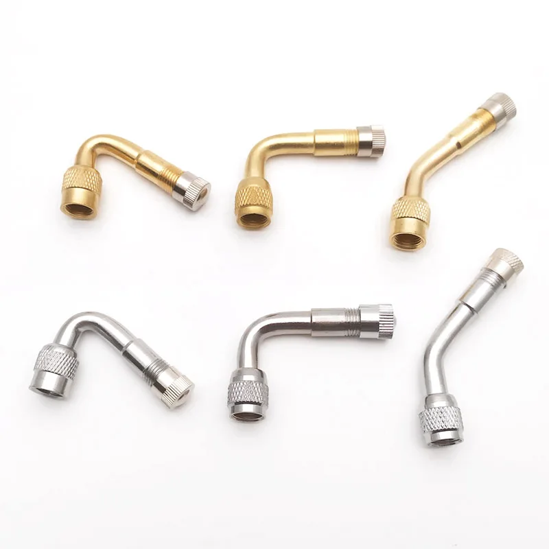 

1Pcs 45 90 135 Degree Angle Bent Valve Adaptor Tyre Tube Valve Extension Adapter for Motorcycle Truck Car Moto Bike